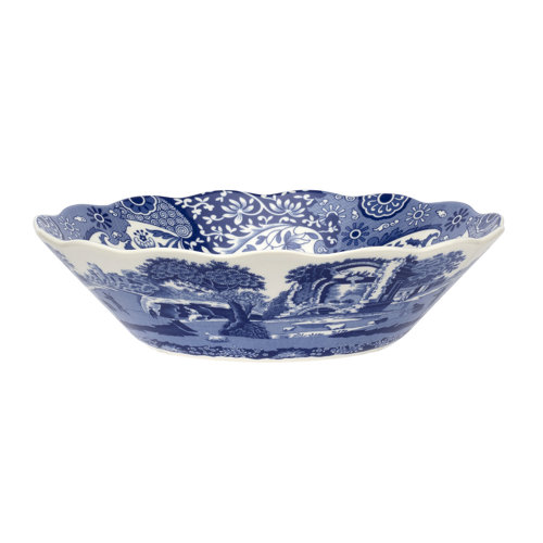Spode Blue Italian Salad Bowl & Reviews Wayfair